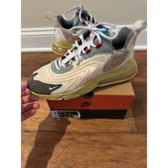 Nike Air Max 270 React Travis Scott Cactus Trails Size 10 - Picture 3 of 9
